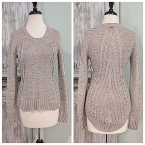 Prana open weave sweater